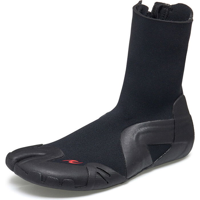 2024 Rip Curl Omega 3mm Botines De Neopreno Con Cremallera WBOYAM - Black